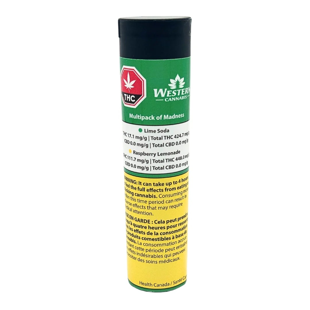 Western Cannabis - Infused Pre-Rolls - MULTIPACK OF MADNESS INFUSED PRE-ROLLS (2 x 0.5g)